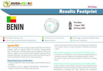 2019 AUDA-NEPAD Footprint: Country Profiles: Benin