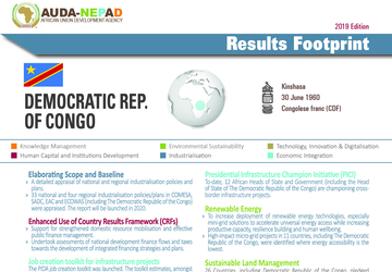 2019 AUDA-NEPAD Footprint: Country Profiles: Dem. Rep. of Congo