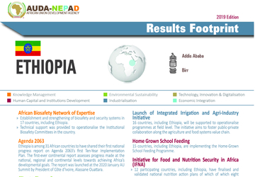 2019 AUDA-NEPAD Footprint: Country Profiles: Ethiopia