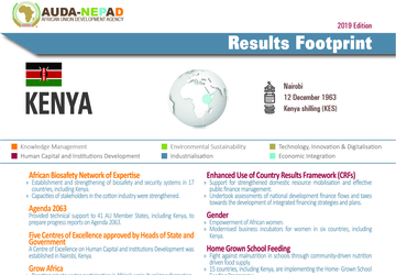 2019 AUDA-NEPAD Footprint: Country Profiles: Kenya