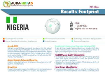 2019 AUDA-NEPAD Footprint: Country Profiles: Nigeria