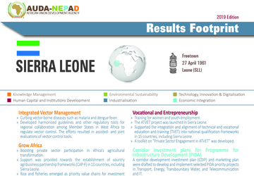 2019 AUDA-NEPAD Footprint: Country Profiles: Sierra Leone