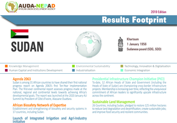 2019 AUDA-NEPAD Footprint: Country Profiles: Sudan